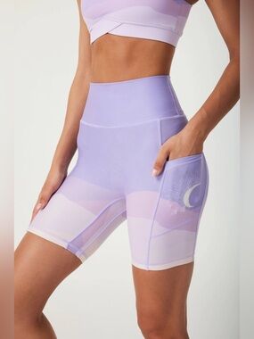 SILVERWIND Violet Moonlight High-waisted Shorts